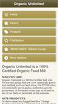 Mobile Screenshot of organicfeedmill.com